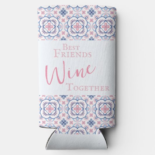 おもしろい最高の友の女の子旅行 スリム缶クーラー (裏面)