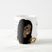 おもしろい最高の友の悪影響を与える風刺画 コーヒーマグカップ (中央)