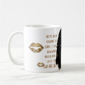 おもしろい最高の友の悪影響を与える風刺画 コーヒーマグカップ (左)