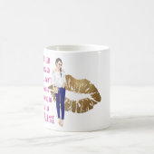 おもしろい最高の友の悪影響キャラクターギフト コーヒーマグカップ (中央)