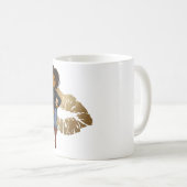 おもしろい最高の友の悪影響キャラクターギフト コーヒーマグカップ (正面右)