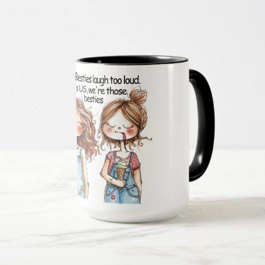 おもしろい最高の友引用文 マグカップ (正面右)