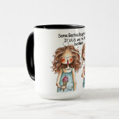 おもしろい最高の友引用文 マグカップ (正面左)