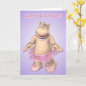 おもしろい最高の友誕生日カード カード (黄色い花)