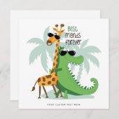 おもしろい最高の友達Ever Greeting Card シーズンカード (正面/裏面)