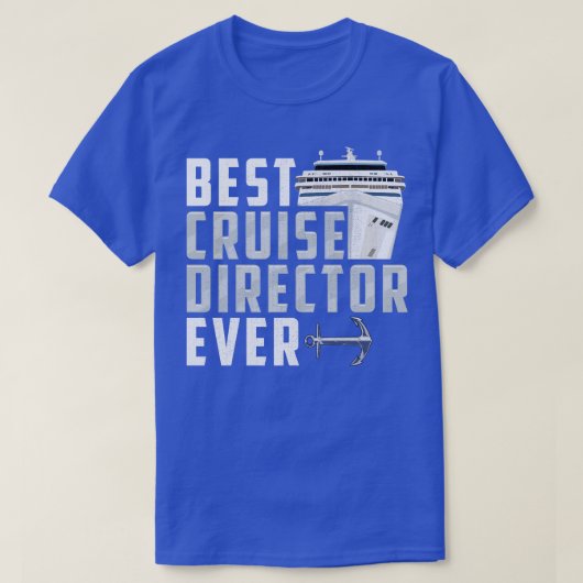 おもしろい最高の客船の監督 Tシャツ (デザイン正面)