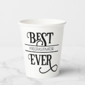 おもしろい最高の役職 紙コップ (正面)