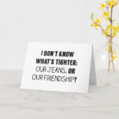 おもしろい最高の恋しく思君の友よ カード (黄色い花)