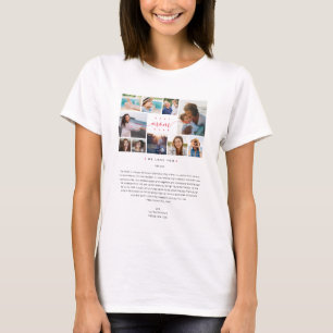 おもしろい最高の母の日10写真コラージュ Tシャツ