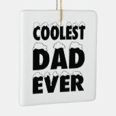 おもしろい最高の父の日オーナメント | 飾り セラミックオーナメント (右)