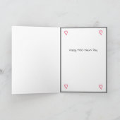 おもしろい最高の猫のお母さんのデイカード カード (内部)