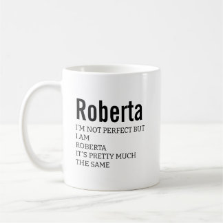 おもしろい最高の皮肉Roberta定義ギフト コーヒーマグカップ
