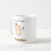 おもしろい最高のAuntie Christmas Toast Holiday コーヒーマグカップ (正面左)