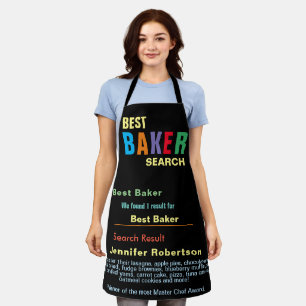 おもしろい最高のBaker Chef All-Overプリントエプロン エプロン