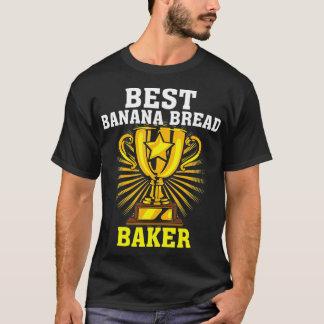 おもしろい最高のBanana Bread Baker Cute Pastry Chef Ki Tシャツ