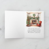 おもしろい最高のBestieのクリスマスカード カード (内部)