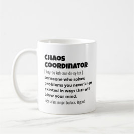 おもしろい最高のChaos Coordinator定義 コーヒーマグカップ