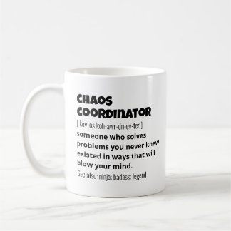 おもしろい最高のChaos Coordinator定義 コーヒーマグカップ