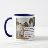 おもしろい最高のFather Ever Photo Search Engineの結果 マグカップ (左)