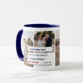 おもしろい最高のFather Ever Photo Search Engineの結果 マグカップ (正面左)