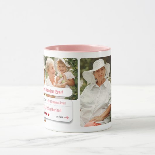 おもしろい最高のGramona Ever Photo Search Engineの結果 マグカップ (中央)