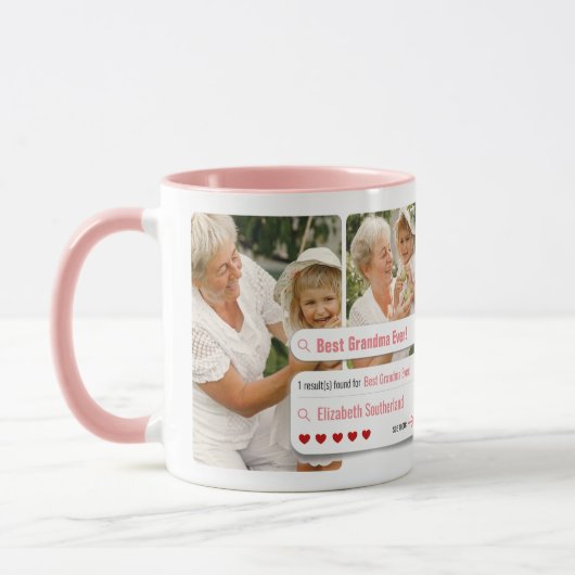 おもしろい最高のGramona Ever Photo Search Engineの結果 マグカップ (左)