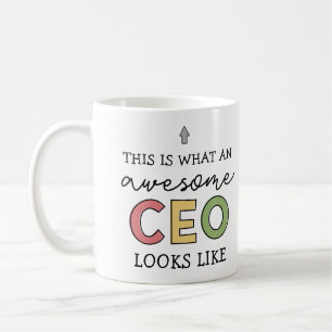 おもしろい最高経営責任者への贈り物  素晴らし CEOボス コーヒーマグカップ
