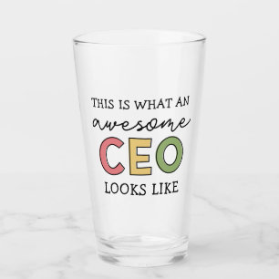 おもしろい最高経営責任者への贈り物 素晴らし CEOボス タンブラーグラス