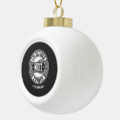 おもしろい期限が切れてい退職したない退職金 セラミックボールオーナメント (右)