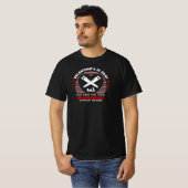 おもしろい木工式バレンタイン Tシャツ (正面フル)