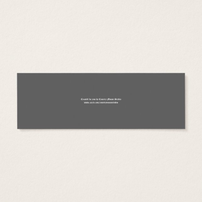 おもしろい本のナテかわいいリスのブックマーク (裏面)