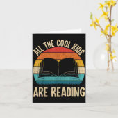 おもしろい本読おたく書庫本棚 カード (黄色い花)