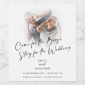 おもしろい来写真の保存日付 ワインラベル (シングルラベル)