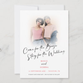 おもしろい来写真コーラル日付を保存 セーブザデート