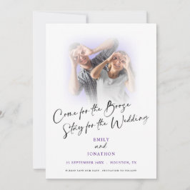 おもしろい来Photo Purple日付を保存 セーブザデート