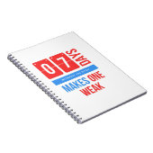 おもしろい柔術武術 ノートブック (右側)