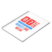 おもしろい柔術武術 ノートブック (左側)