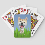 おもしろい柴犬ドッグトランプ トランプ (裏面)