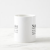 おもしろい栄養士引用文 コーヒーマグカップ (中央)