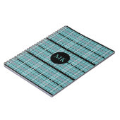 おもしろい格子状ノモノグラムのートブック ノートブック (左側)