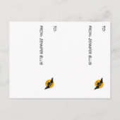 おもしろい格言スクールパーティーハロウィーンカード ポストカード (裏面)