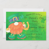 おもしろい格言セントパトリックの日パーティの招待状 招待状 (正面)