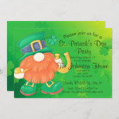 おもしろい格言セントパトリックの日パーティの招待状 招待状 (正面/裏面)