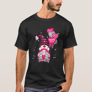 おもしろい格言保持ハート小児ナースヴァレンティ Tシャツ