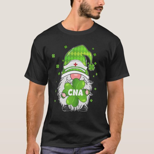 おもしろい格言withシャムロックCNAナースSt patricksダ Tシャツ (正面)