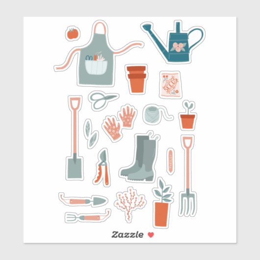 おもしろい栽培 シール (シート)