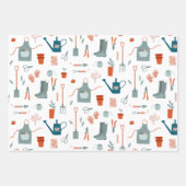 おもしろい栽培 ラッピングペーパーシート (正面)