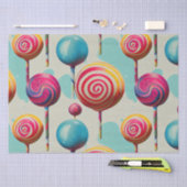 おもしろい棒つきキャンデーとオールデイズキャンディーレーンコレクション 薄葉紙 (クラフト)