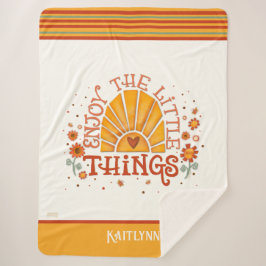 おもしろい楽しむリトルズ引用文インスピレーション シェルパブランケット