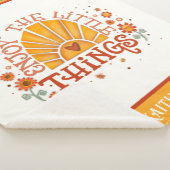 おもしろい楽しむリトルズ引用文インスピレーション シェルパブランケット (3/4)